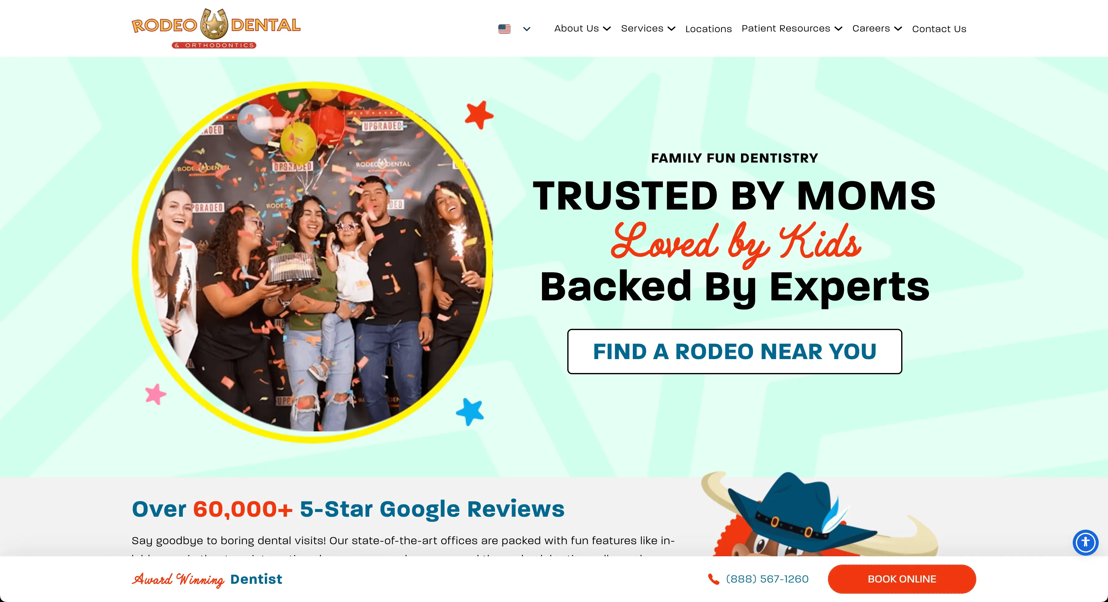 Rodeo Dental Site Preview Image